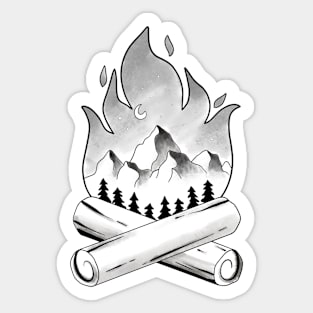 Camping Adventure Sticker